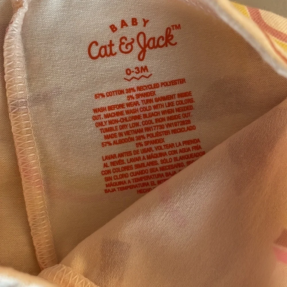 Cat & Jack month quilted